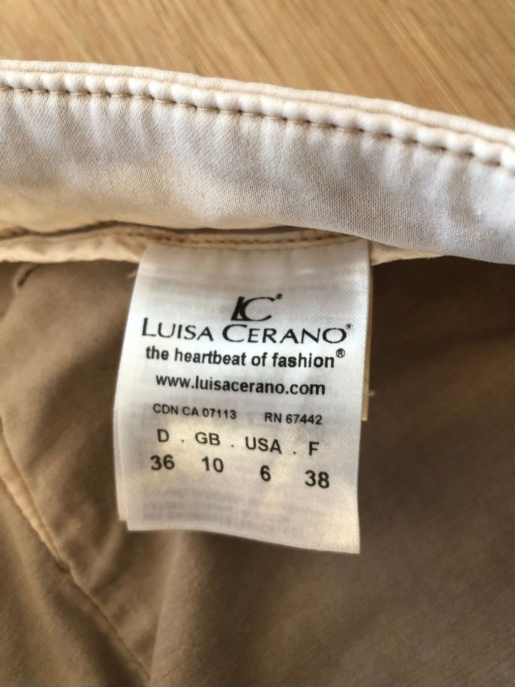 Luisa Cerano Pantaloni: Luisa Cerano Hose Gr. 36 – Usato da Adligenswil venduto da futura0041 3
