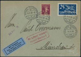 1928 - Basel Zürich München - Erstflug