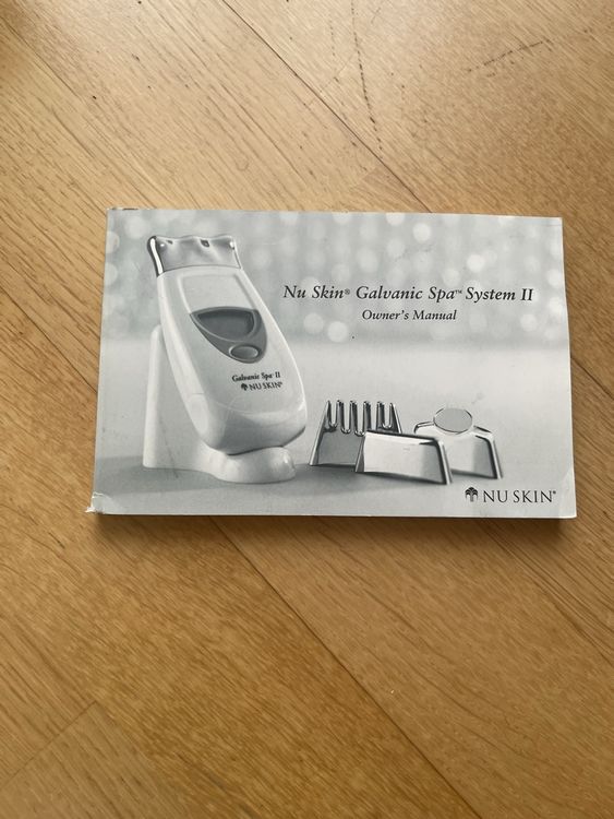 Nu Skin Soins du visage: Nu Skin® Galvanic Spa™ System II Owner's Manual – D'occasion à Solothurn par BF1967 2