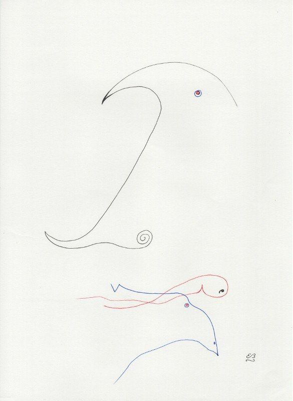 Dipinti: Serie 4 Zeichnungen: Face Performance – Nuovo (secondo la descrizione) da Fribourg venduto da erw_68dx 3