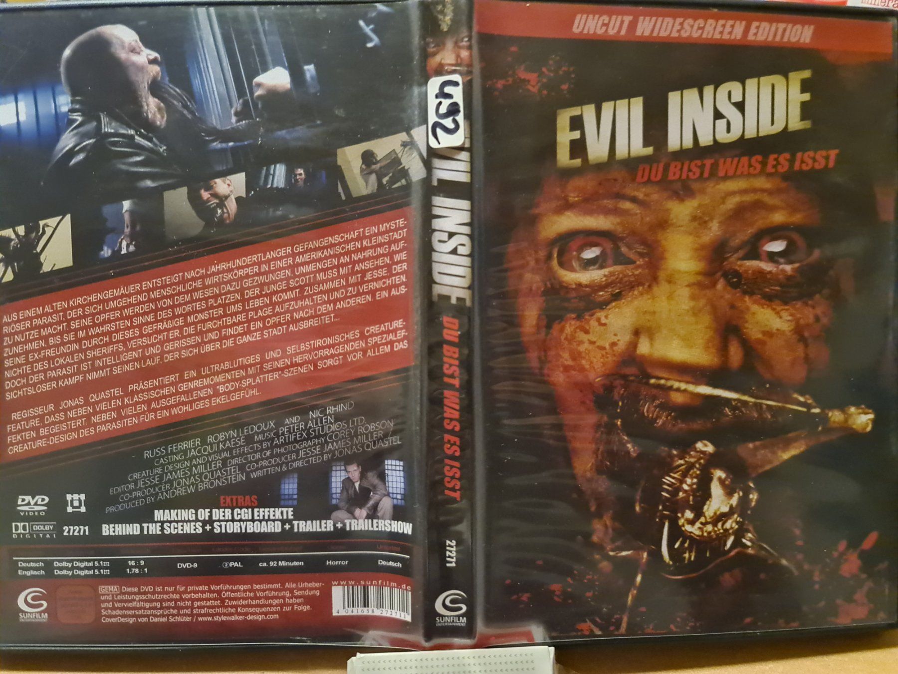 Tutti i DVDs: Evil Inside - DVD - Horror - Uncut – Usato da Dintikon venduto da Vexi