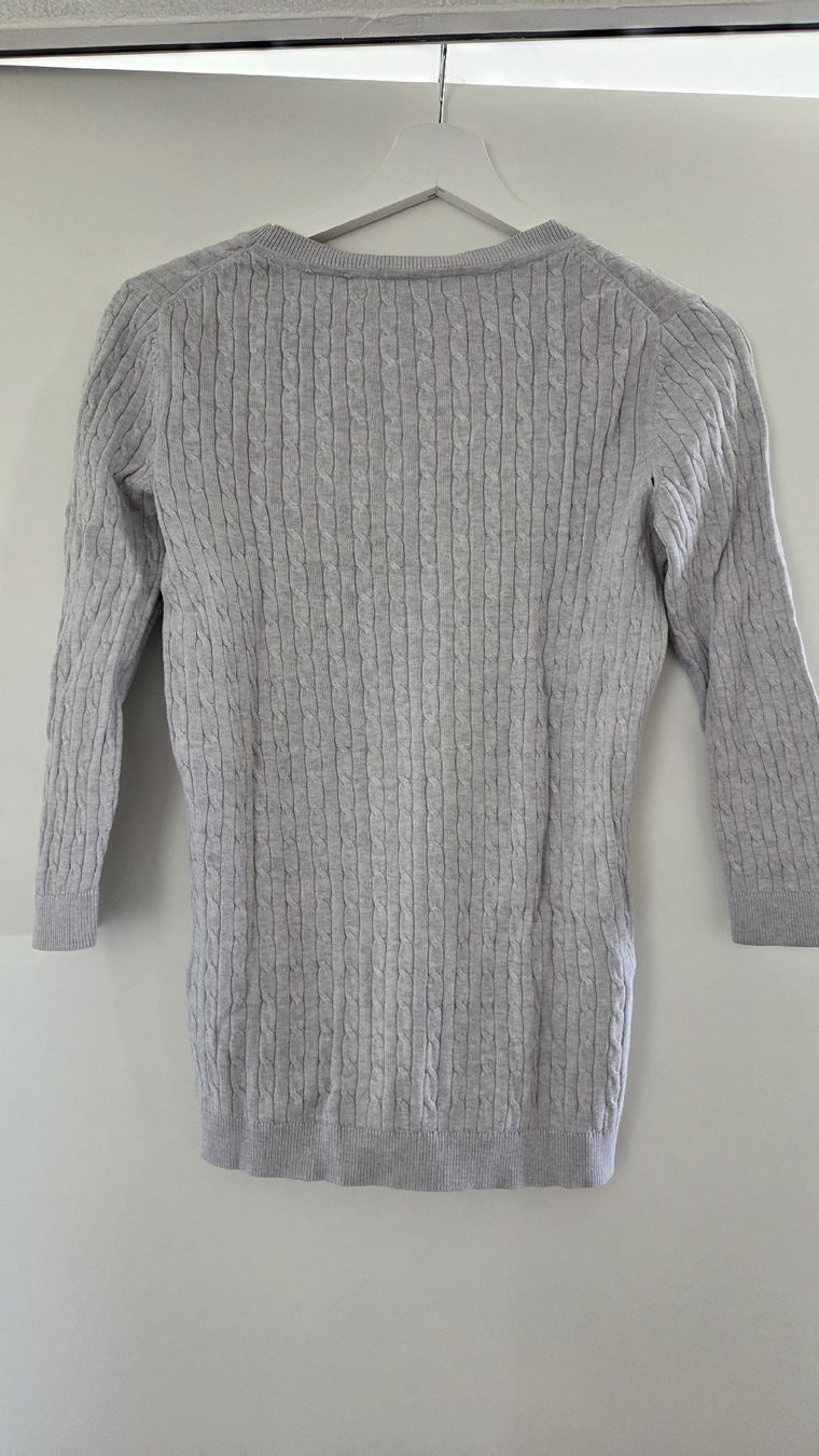 Tommy Hilfiger Maglioni & Felpe: Feinstrick Pullover Tommy Hilfiger Gr. S Hellgrau – Usato da Courgevaux venduto da mel_v6qd 2