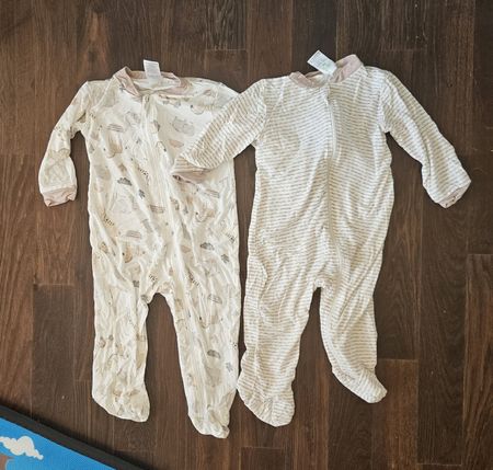 Baby bamboo pajamas sleepsuits