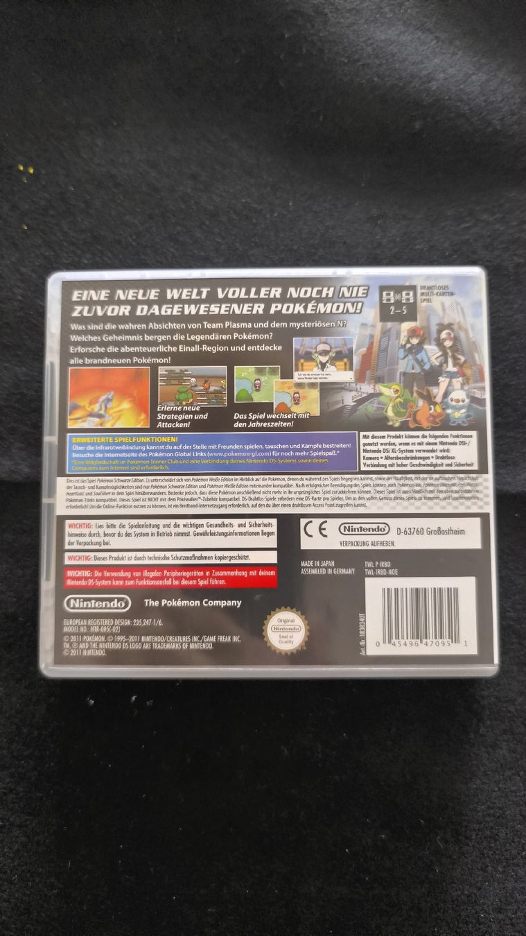 Nintendo Giochi: Pokemon Schwarze Edition Nintendo DS – Usato da Weinfelden venduto da amo_ngy7 1