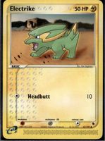 Electrike 52/109 EX Ruby Sapphire Pokemon