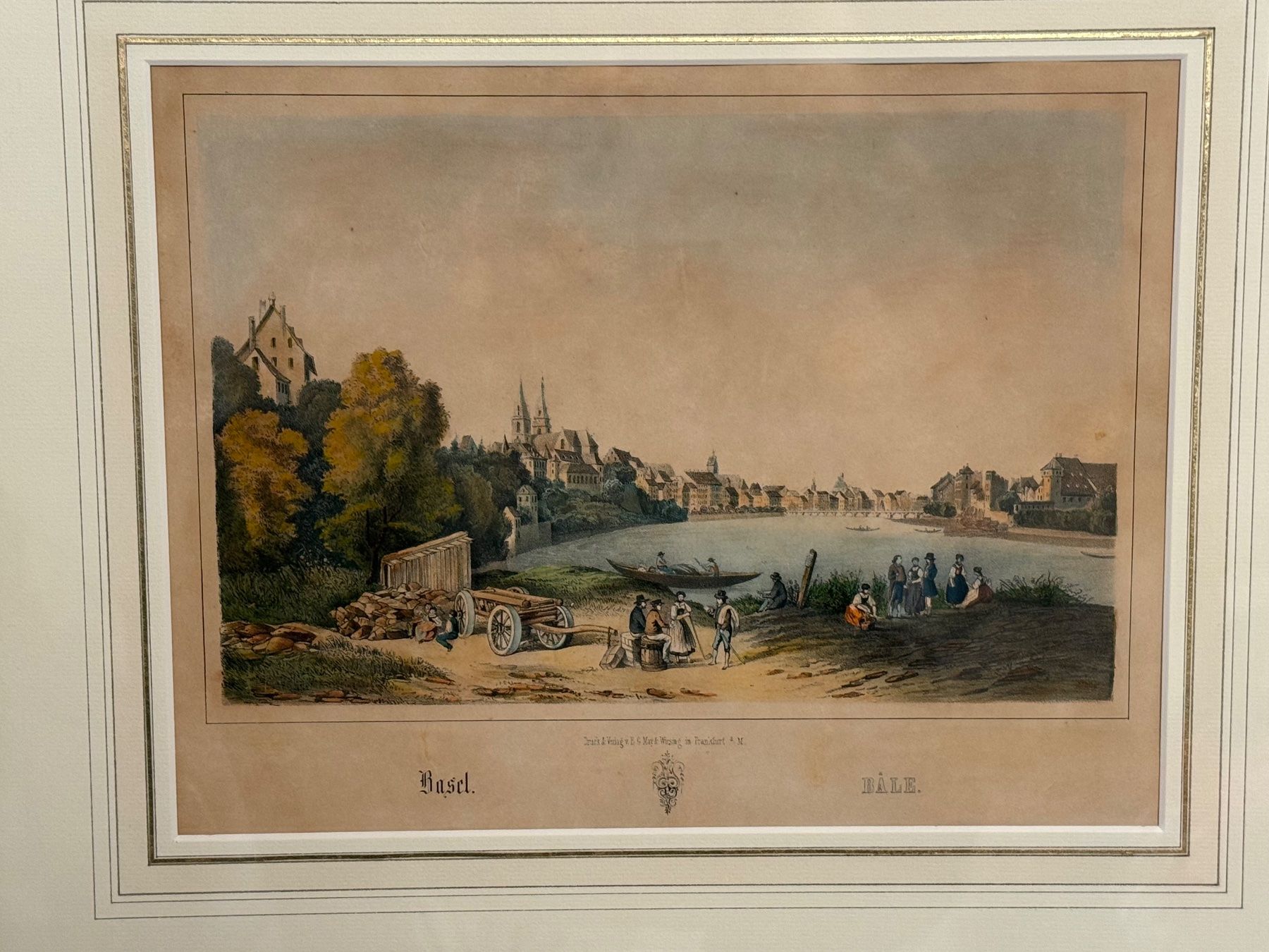 Foto & Immagini: Historische Ansicht Basel/Bâle gerahmt – Usato da Itingen venduto da uhu777 2