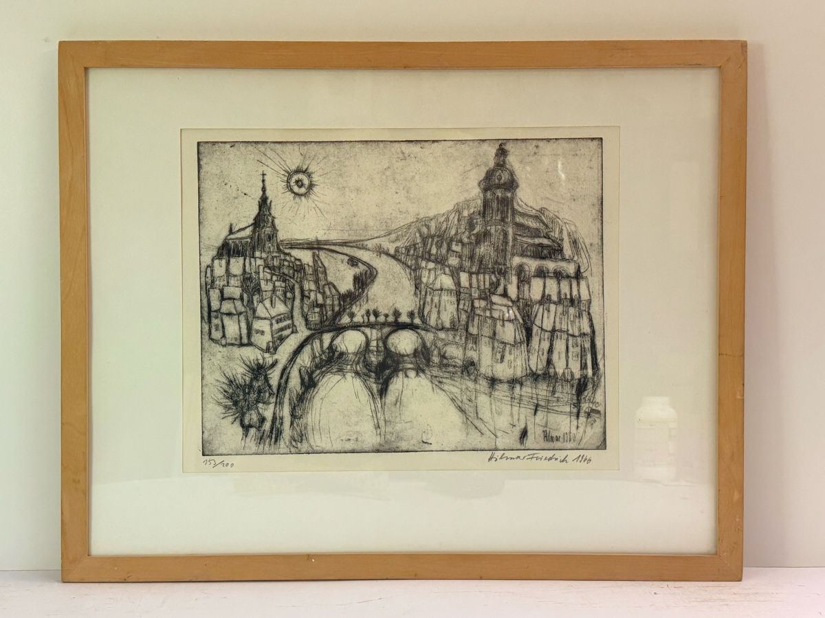 Grafiken & Lithographien: Hilmar Friedrich - Radierung  – Gebraucht aus Solothurn von NUVICO 1