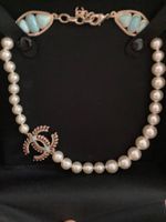 Chanel Halskette mit Emaile Neu