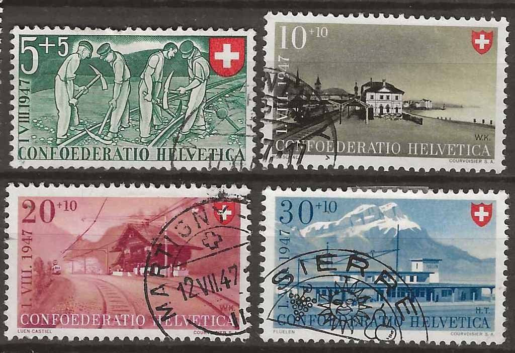 Tous les timbres: PP047  - Pro Patria 1947 obl. – D'occasion à Trélex par Phil_Albert