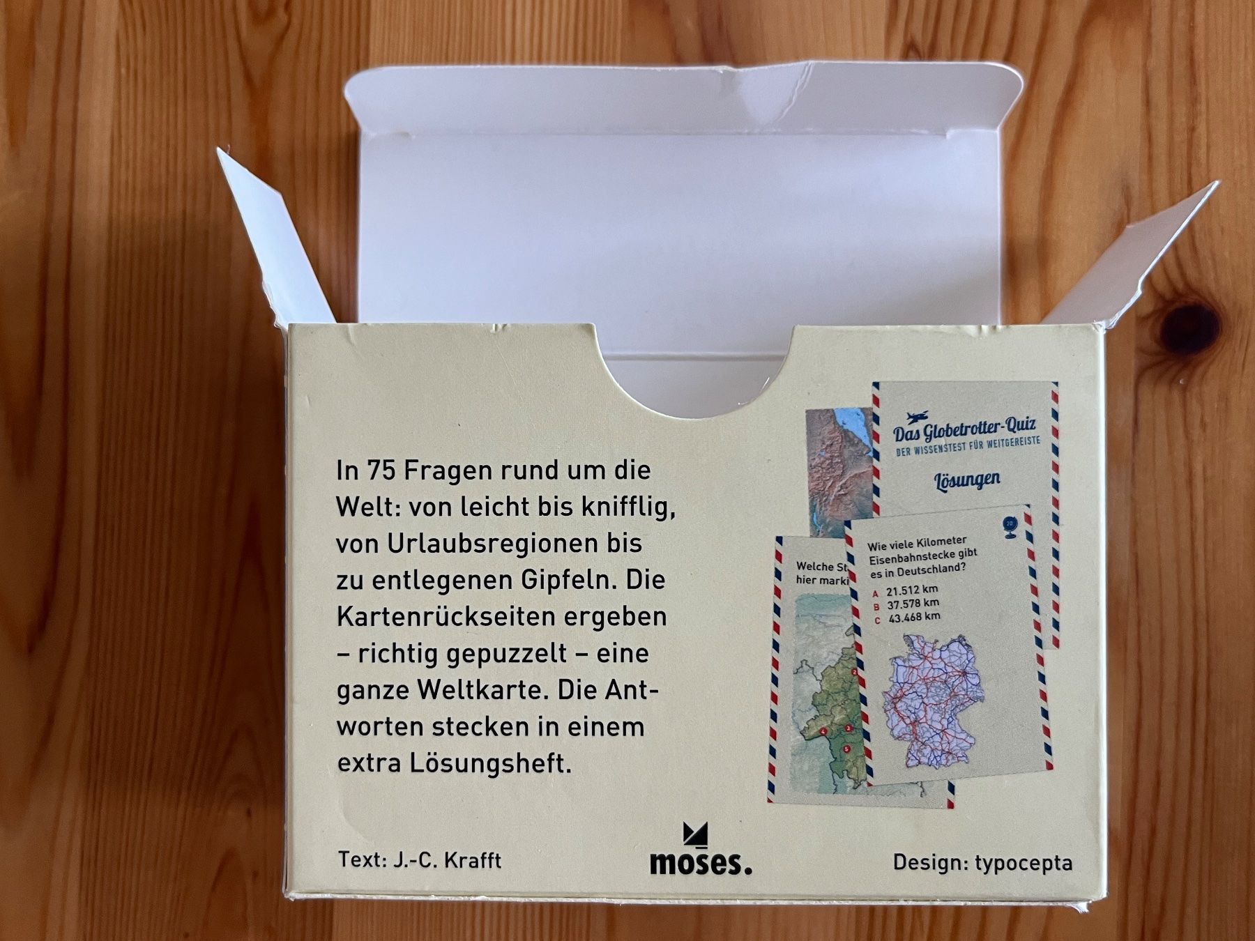 Giochi: Kartenspiel Globetrotter-Quiz – Nuovo (secondo la descrizione) da Zürich venduto da Gurkis 1