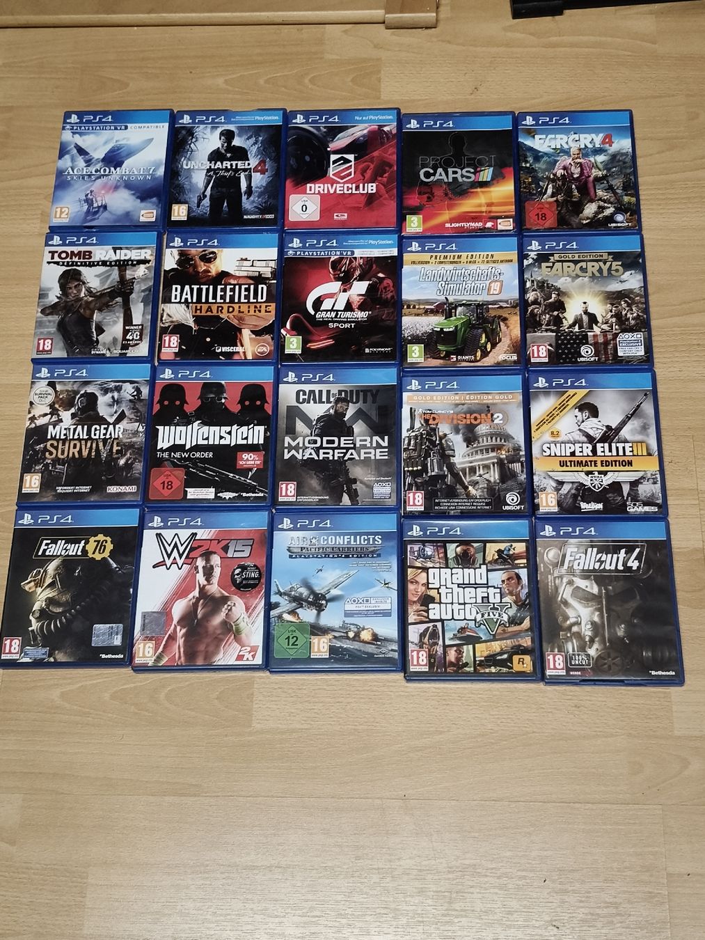 Sony Spiele: PS4 Spiele Konvolut verschiedene Titel  – Gebraucht aus Schönenwerd von Ph75