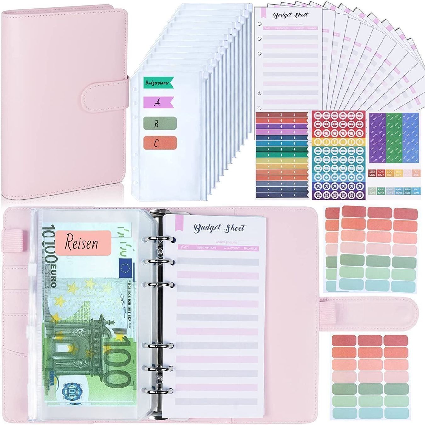 Blocchi: Ringbuch,A6 Binder Budget Notizbuch – Nuovo (secondo la descrizione) da Thun venduto da Top32