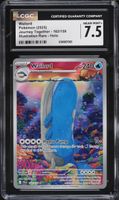  Pokemon Journey Together IR Wailord #162 CGC 7.5 NRMT+v