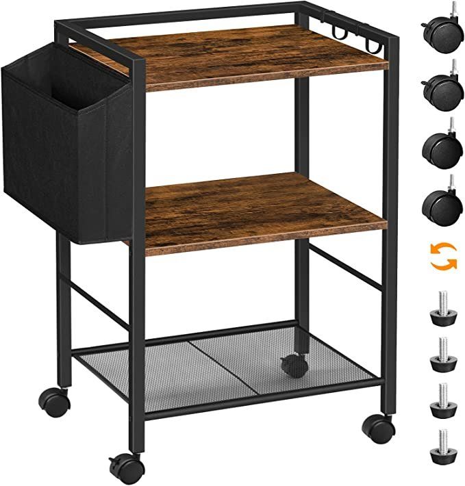 Korpus: Druckerständer mit Rollen Druckertisch Druckerwagen 3 Ebenen – Neu und originalverpackt aus Dörflingen von Nixhub 3