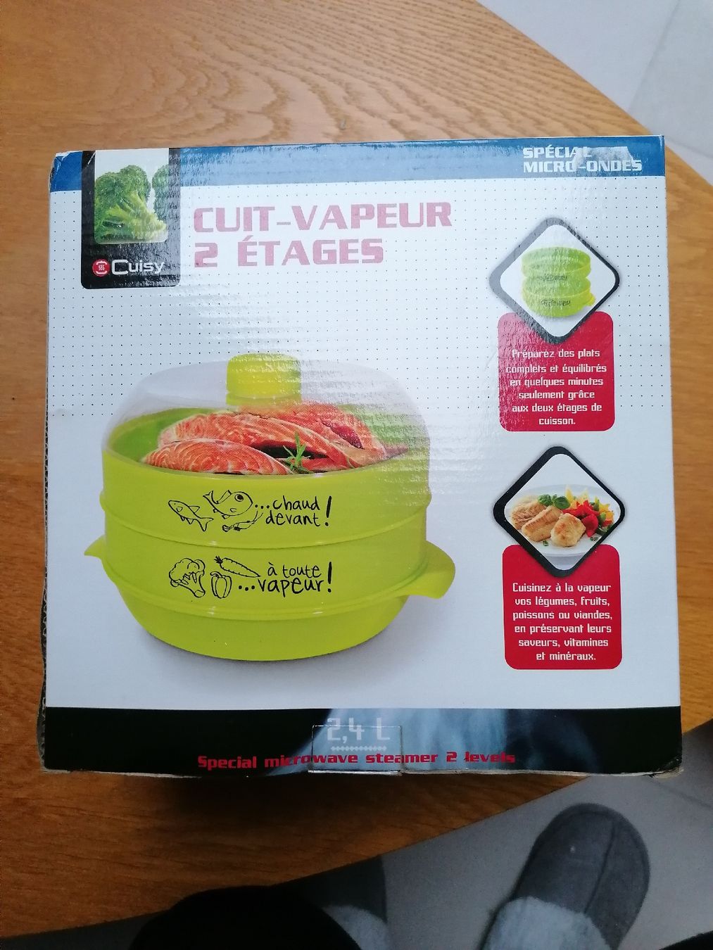Cucine complete: Cuit-vapeur 2 étages – Nuovo e nell'imballaggio originale da Bretigny-Morrens venduto da solveiga