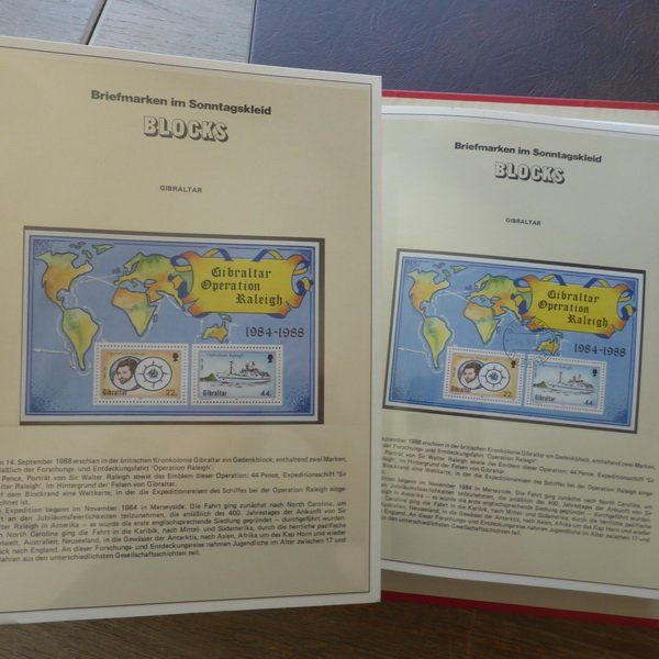 Tutti i francobolli: BLOCKS / BOGEN - GIBRALTAR, GROSSBRITANNIEN, GUERNSEY.... – Usato da Egliswil venduto da Trens01 4