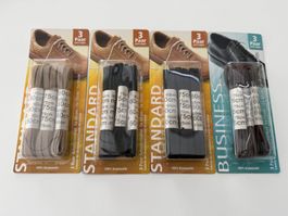 12 Stk. Schnürschenkel  - Schuhbändel, 60-75-90cm, fabrikneu