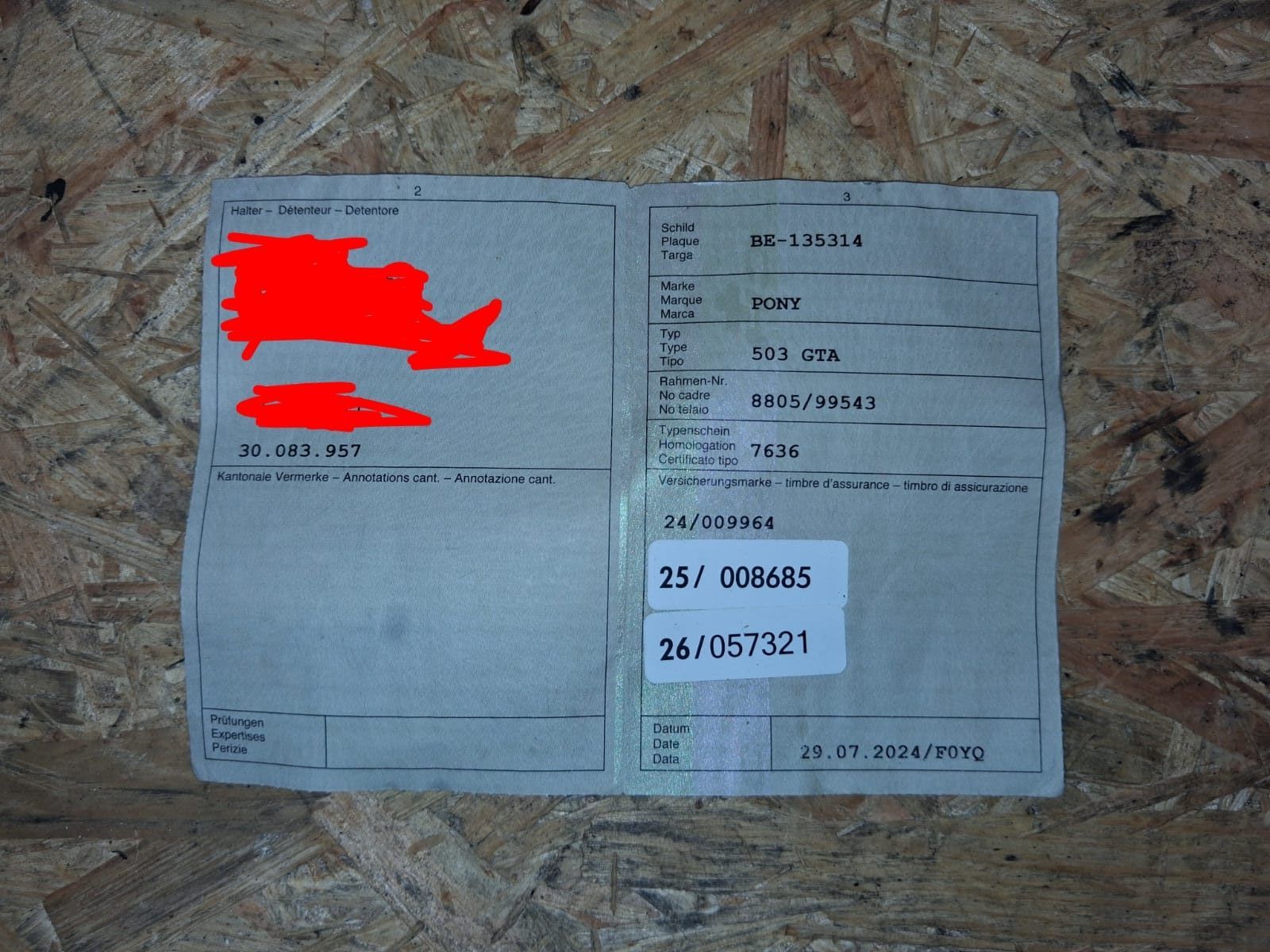 Pony Mofas: Pony 503 GTA Mofa – Defekt aus Ringgenberg BE von bettinagysi 8