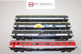 Roco 4-tlg Personenwagenset EW IV der SBB CFF FFS DC GS H0