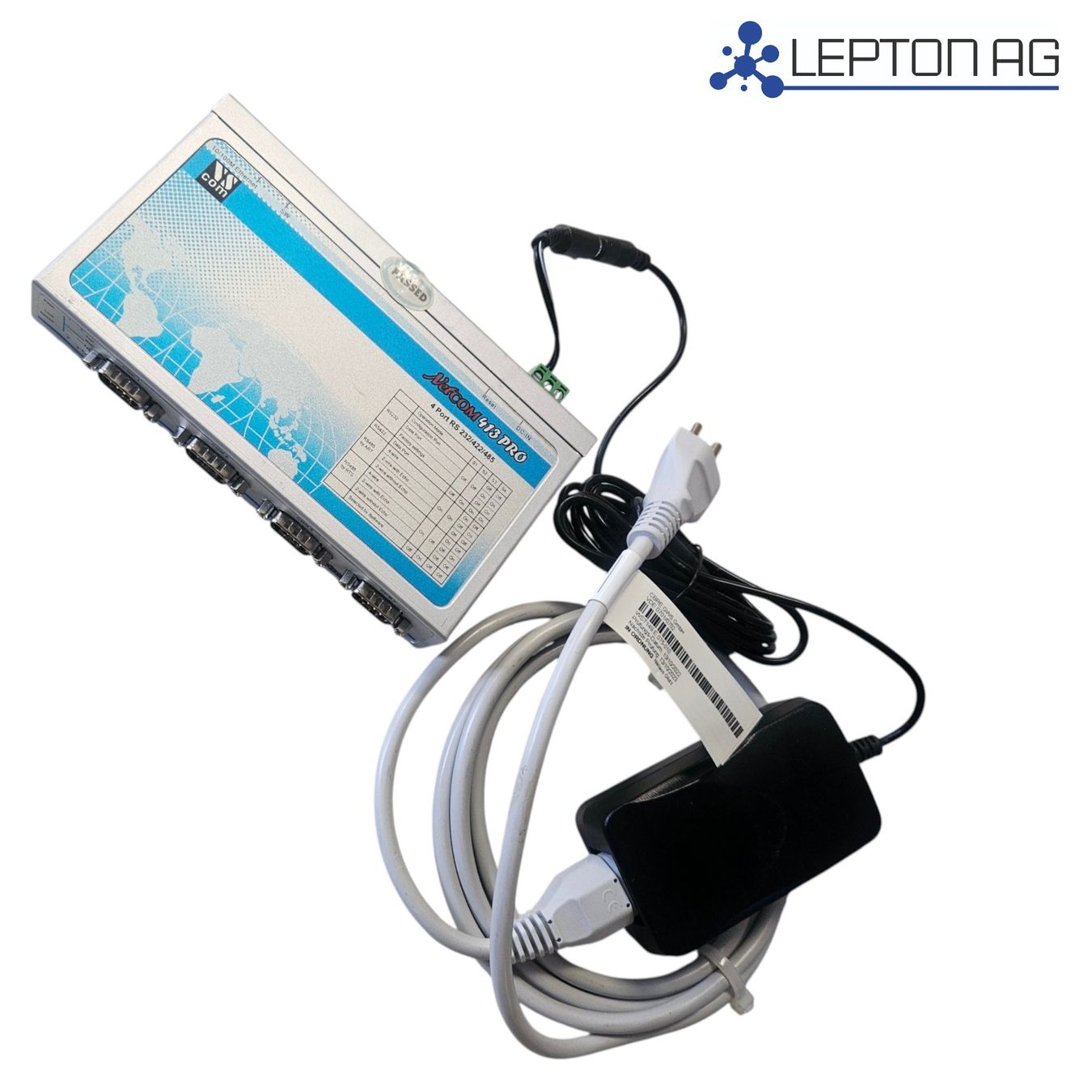 Sistema di controllo: Netcom 413 PRO RS232/422/485 Kommunikations-Server – Usato da Niederdorf venduto da LeptonAG 6