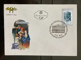 Österreich 1969 Ersttagsbrief Spargedanke Weltspartag