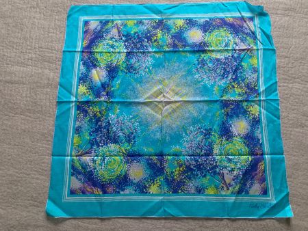 Fisba Stossfels Baumwolle Foulard Vintage