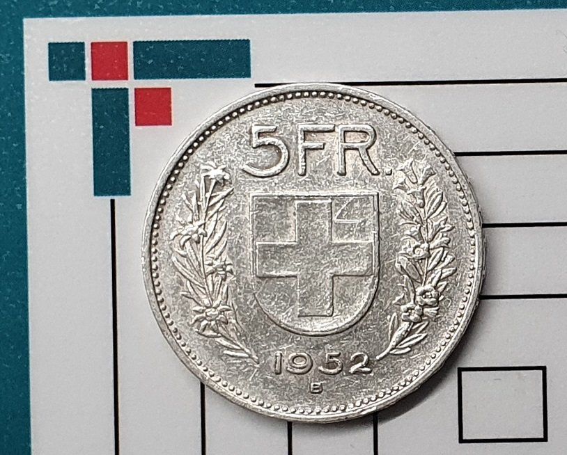 5 Fr 1952 (Gebraucht) in Arbon für CHF 20 – mit Lieferung auf Ricardo ...