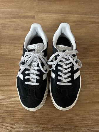 Adidas Gazelle Bold Plateau Sneaker schwarz weiss 40