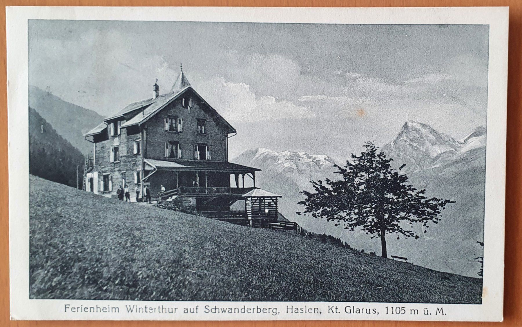 Cartoline postali: Schwanderberg 1917 - Ferienheim Winterthur – Usato da Kreuzlingen venduto da Rschweiz1