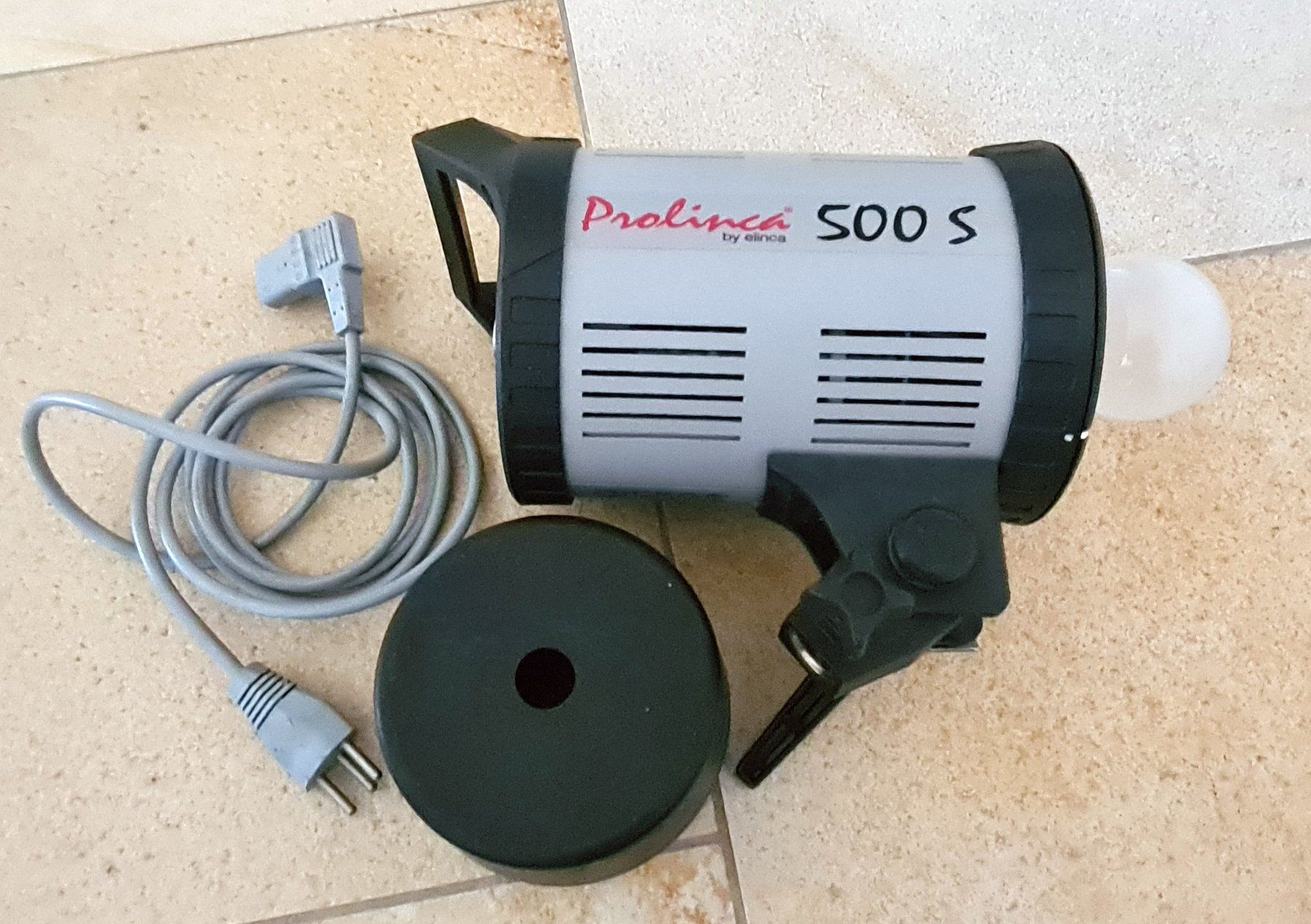Elinchrom Flash: Prolinca  by Elinca 500S Blitzlampe – Usato da Stallikon venduto da Oceanblue1 1