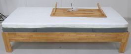 Massivholzbett aus Eiche 90x200