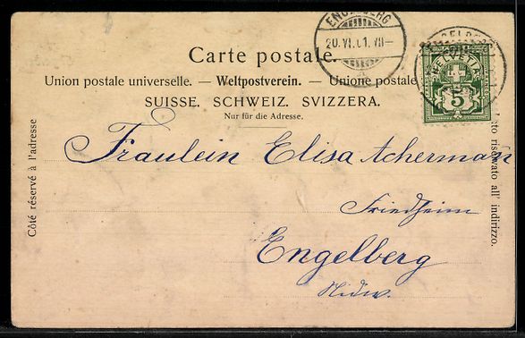 Cartes postales: AK Engelberg, Neue Heimat – D'occasion à Berlin par bartko-reher 1