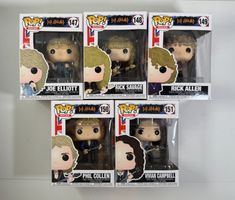 NEUF Funko Pop! Rocks (5)* Def Leppard: 147 148 149 150 151