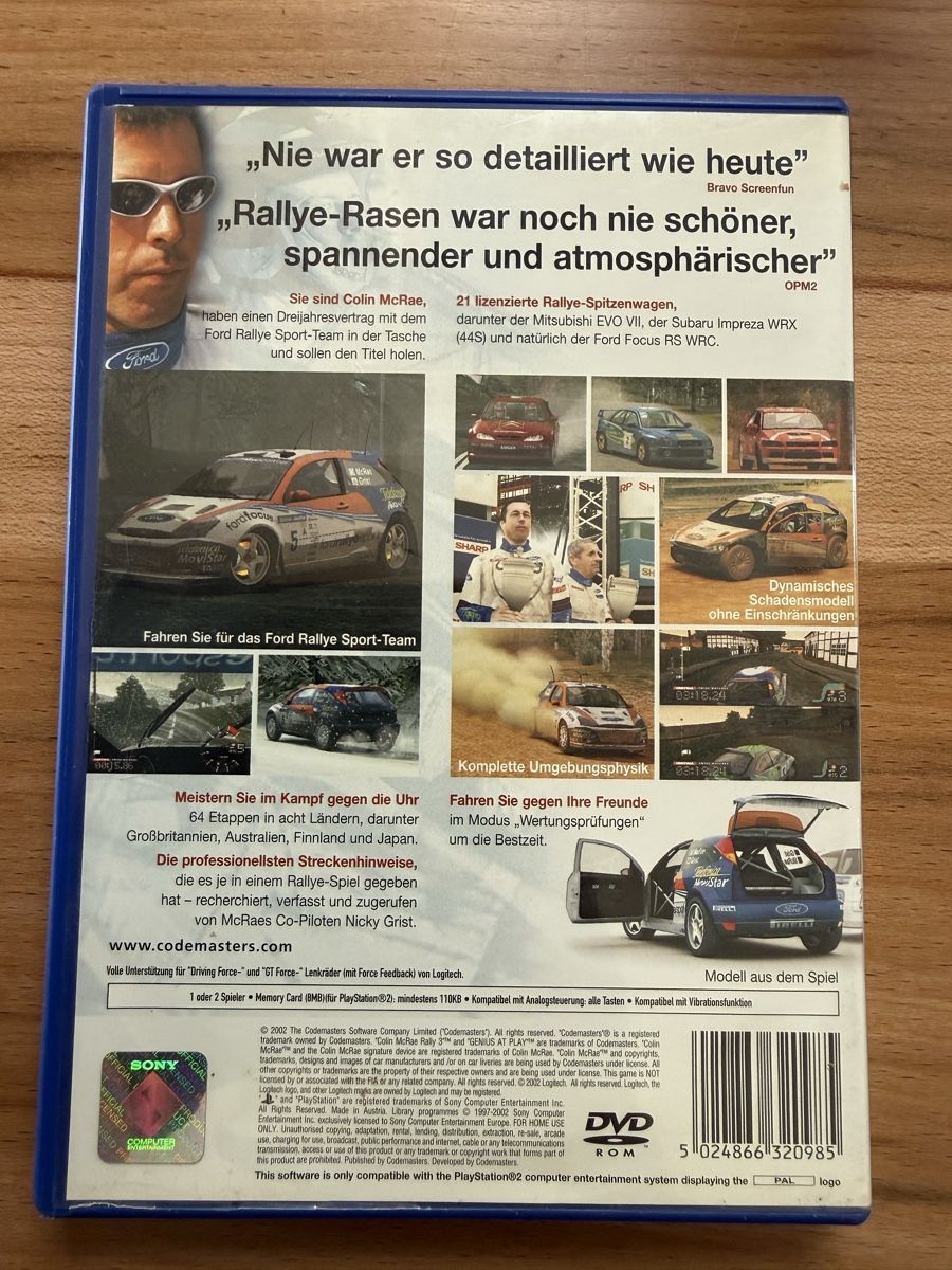 Spiele: PS2-Game Colin McRae Rally 3 – Gebraucht aus Grenchen von Bastet007 1