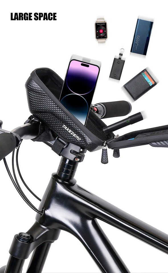 Borse: Fahrrad-Lenkertasche EVA mit Handyhalter – Nuovo e nell'imballaggio originale da Genève venduto da Anna-38 5