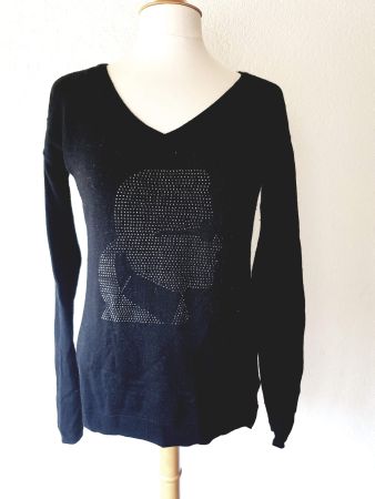 PULLOVER PULLI KARL LAGERFELD S 36 GLITZER TOP mit Jacke