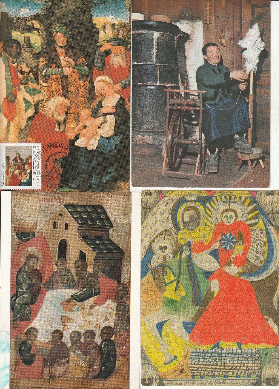 Cartoline postali: 40  Gruss - Kunst - Diverse Karten – Usato da Lumbrein venduto da made02 6