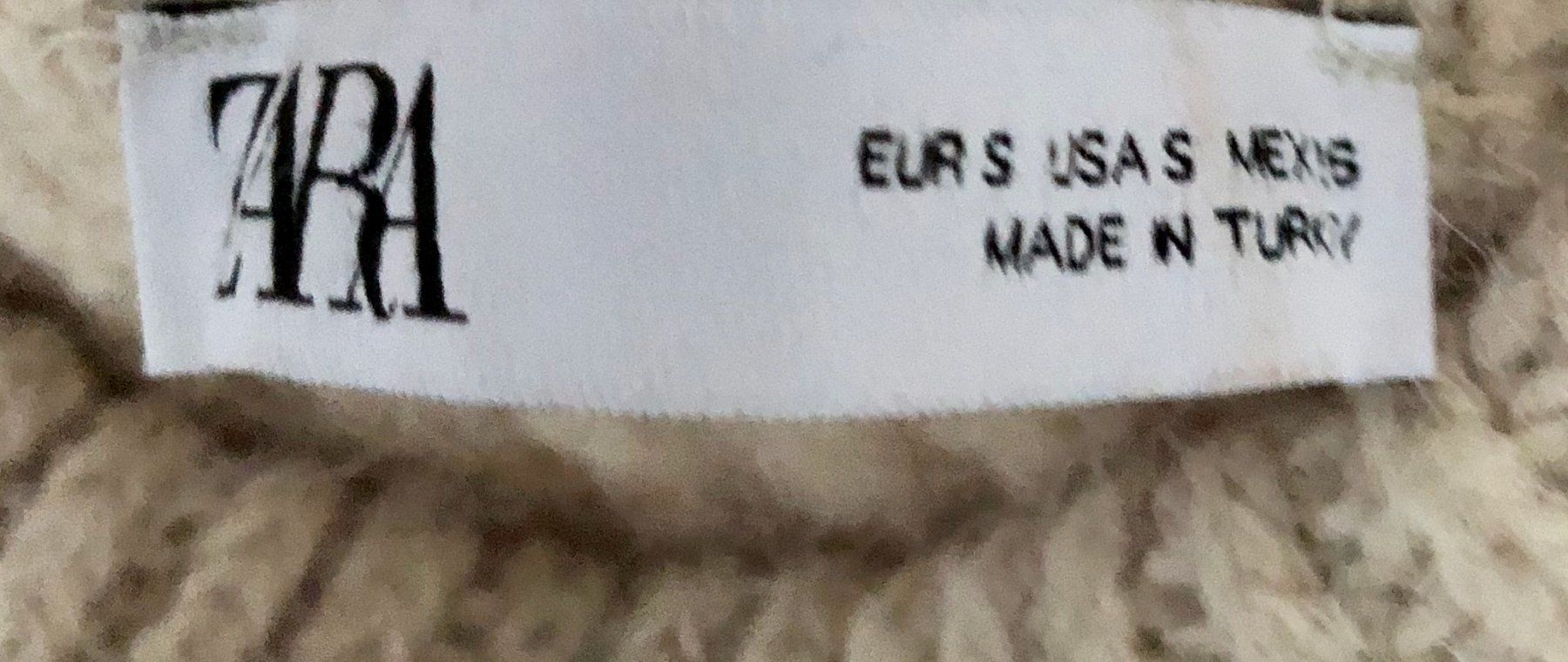 Zara Maglioni & Felpe: ZARA Pullover, Pulli, Strickpulli, S - M, beige, Kunstfaser – Usato da Zürich venduto da aboxi 5