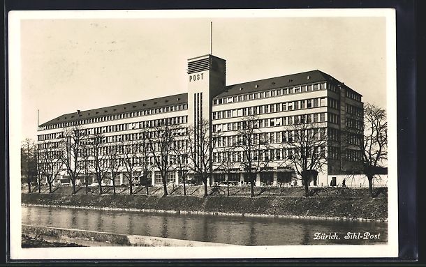 Cartes postales: AK Zürich, Sihl - Post – D'occasion à Berlin par bartko-reher