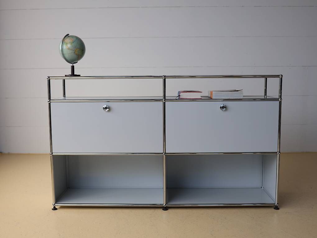 USM Scaffali: USM Haller Sideboard 2x2 in Lichtgrau – Usato da Meinisberg venduto da atelier_TILIJA 9