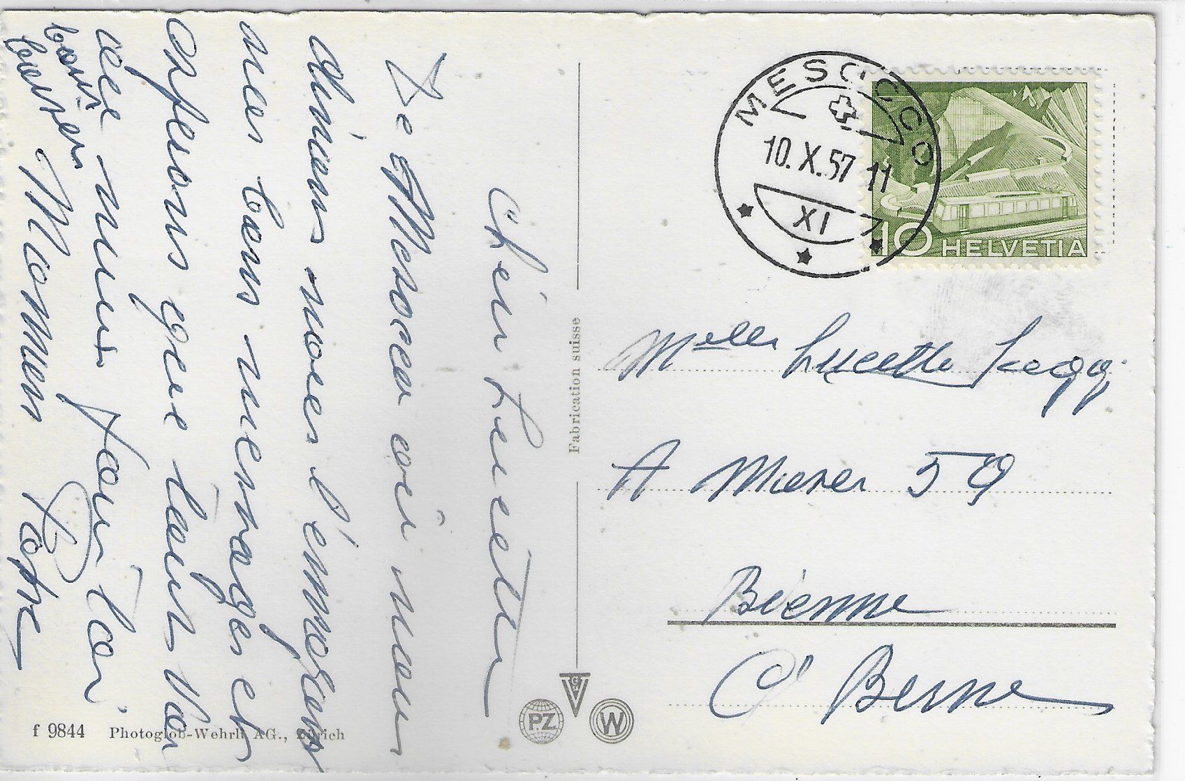Cartoline postali: Medocco e la strada di San Bernardino – Usato da Ettingen venduto da Kartenplanet 1