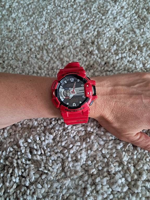 Casio Uhren: Casio G-Shock Bluetooth Rot GBA- 400-4AER Uhr – Gebraucht aus Lengnau BE von zebra-jonny 4