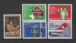 SUISSE 1981 Timbres de propagande I **