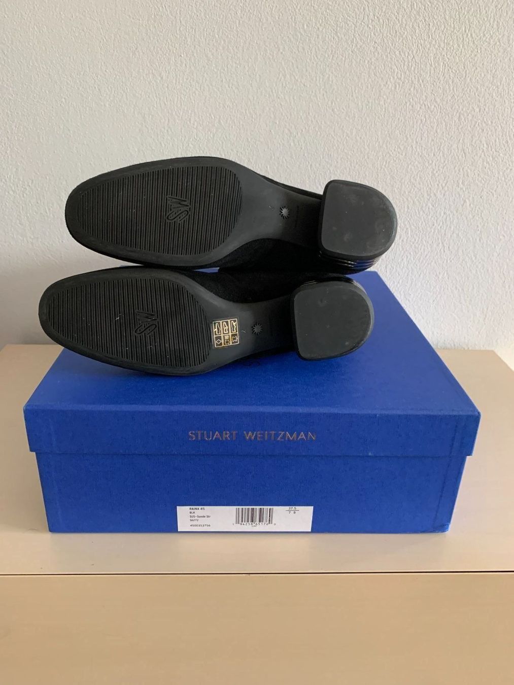 Stuart Weitzman Scarpe da donna: STUART WEITZMAN: OVP - Schwarze Wildleder-Stiefelette, 37,5 – Nuovo (secondo la descrizione) da Luzern venduto da designluzern 9
