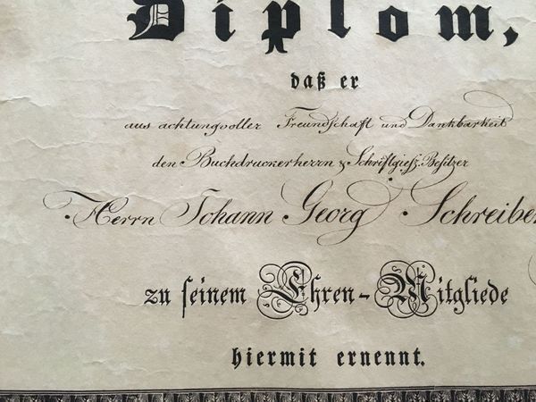 Cartoline postali: wunderschönes Antikes Diplom 1830 – Usato da Gipf-Oberfrick venduto da Iberico 5