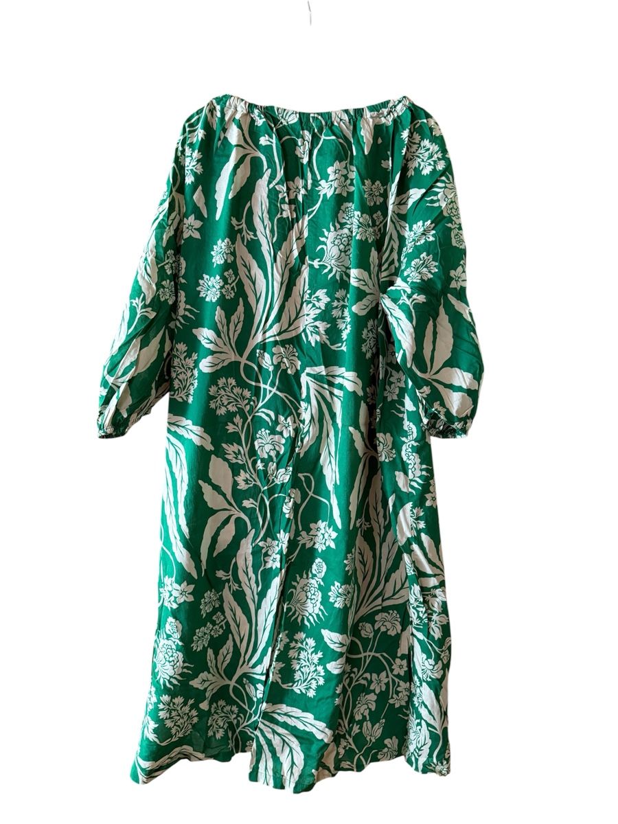 H&M Tuniche: Tunika/Kleid Grösse L - grün Blumenmuster – Usato da Kiental venduto da gali_72 1