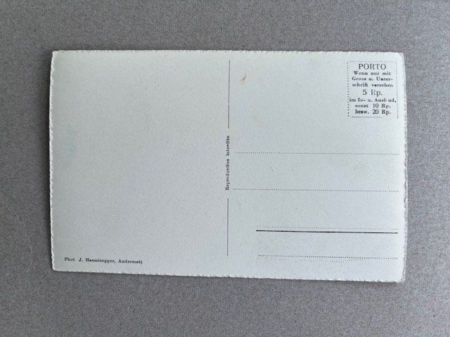 Ansichtskarten: Postkarte alt, Andermatt – Gebraucht aus Niederwil AG von dahu75 1