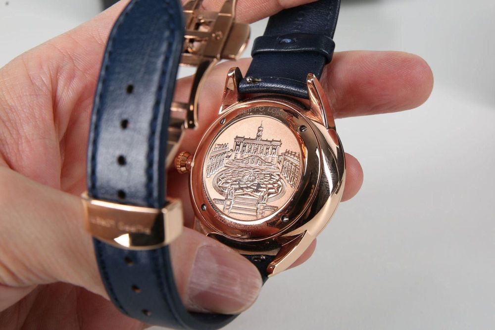 Filippo Loreti Uhr Rome Rose Gold Blue Acheter sur Ricardo