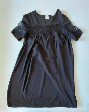 Claudie Pierlot Kleid, Gr. 36, schwarz, Spitze - Sommer