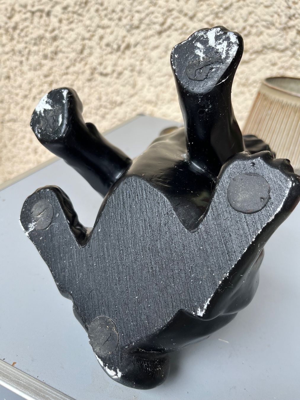 Figuren: French Bulldog Mops Figur schwarz sitzend süss – Gebraucht aus Winkel von Tongabonga 5